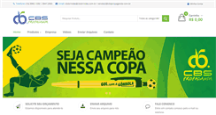 Desktop Screenshot of cbsbrindes.com.br